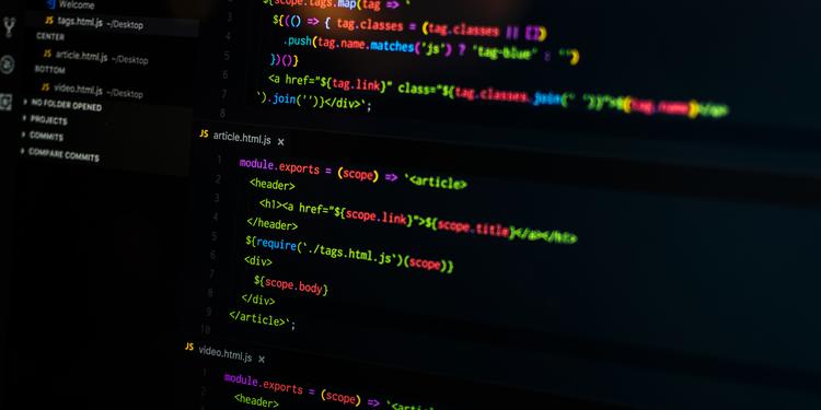Screen showing Visual Studio Code